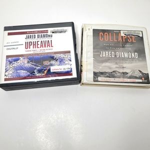 Audiobooks on CDs by Jared Diamond Collapse and Upheaval Ex-Library Non-fiction